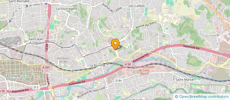 localisation de l'entreprise H.C.T.M  MARSEILLE