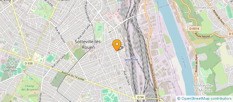 localisation de l'entreprise H CAPITAL  SOTTEVILLE-LES-ROUEN