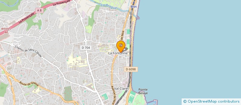 localisation de l'entreprise H-CAR à ANTIBES