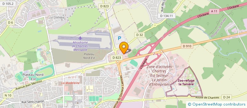localisation de l'entreprise H CARE à CHARTRES