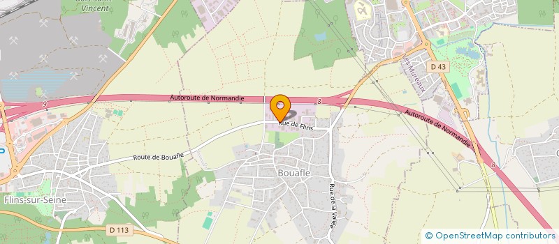 localisation de l'entreprise H-CENTERS  BOUAFLE