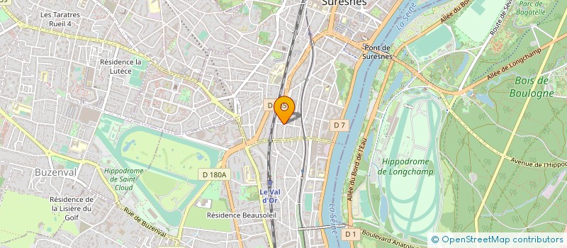localisation de l'entreprise H. CHEVALIER à SURESNES