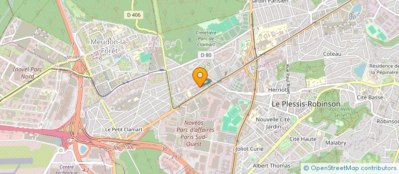 localisation de l'entreprise H COIFFURE à CLAMART