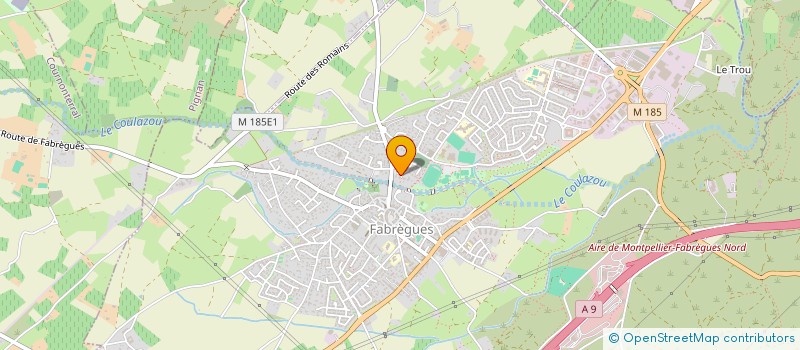 localisation de l'entreprise H.COLLECTION  FABREGUES