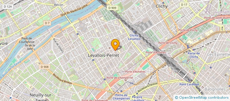 localisation de l'entreprise H...COMME à LEVALLOIS-PERRET