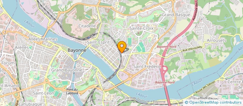 localisation de l'entreprise H CONCEPT  BAYONNE