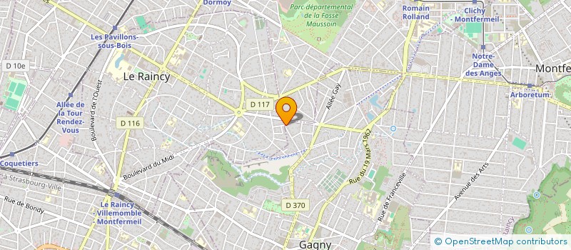 localisation de l'entreprise H-CONNECT à GAGNY