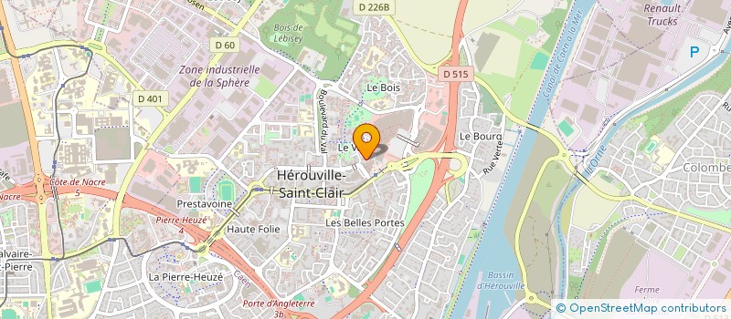 localisation de l'entreprise H-CONSEILS à HEROUVILLE-SAINT-CLAIR