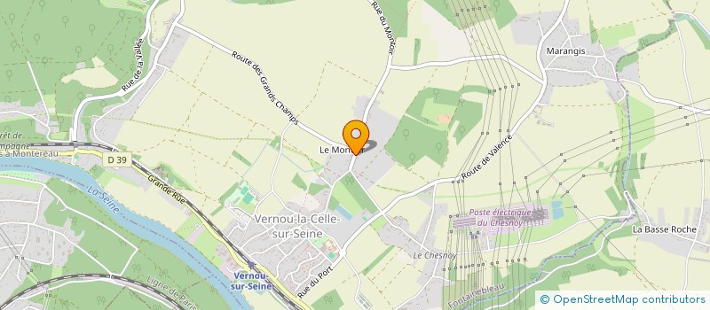 localisation de l'entreprise H CONSULTING  VERNOU-LA-CELLE-SUR-SEINE