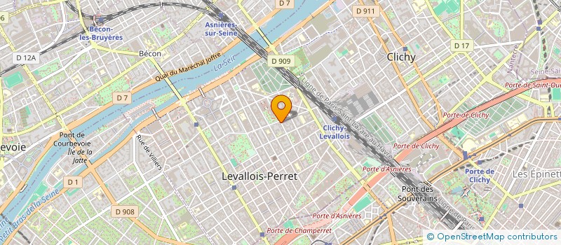 localisation de l'entreprise H CONSULTING à LEVALLOIS-PERRET