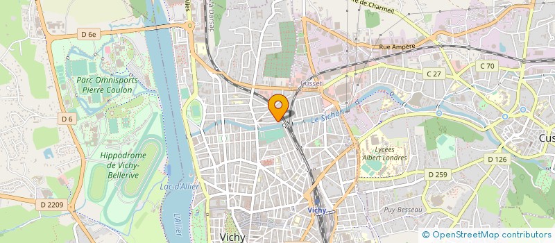 localisation de l'entreprise H CREART EURL à VICHY