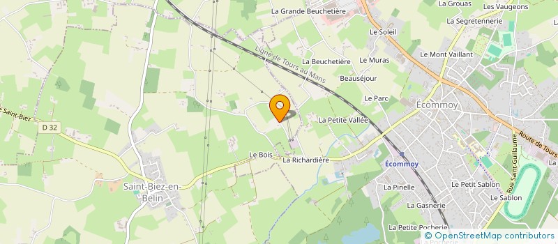 localisation de l'entreprise H-CYMS TEAM HOLDING  SAINT-BIEZ-EN-BELIN