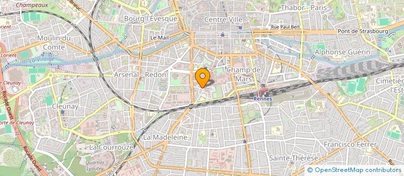 localisation de l'entreprise H & D à RENNES