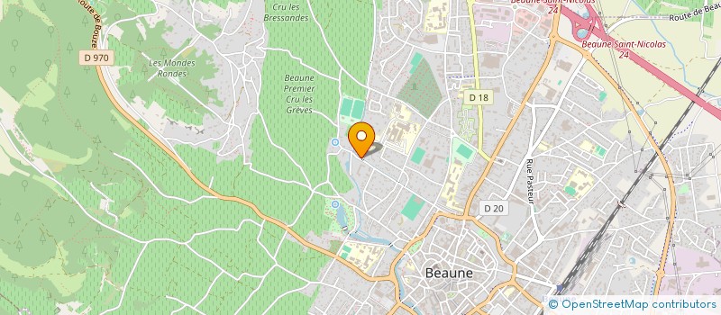 localisation de l'entreprise H.D. à BEAUNE