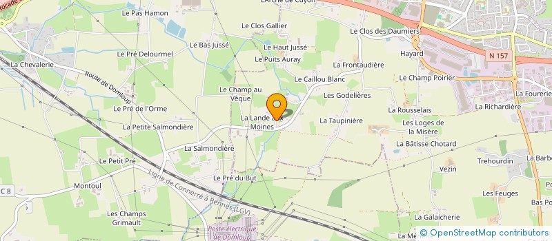 localisation de l'entreprise H.D.  NOYAL-SUR-VILAINE