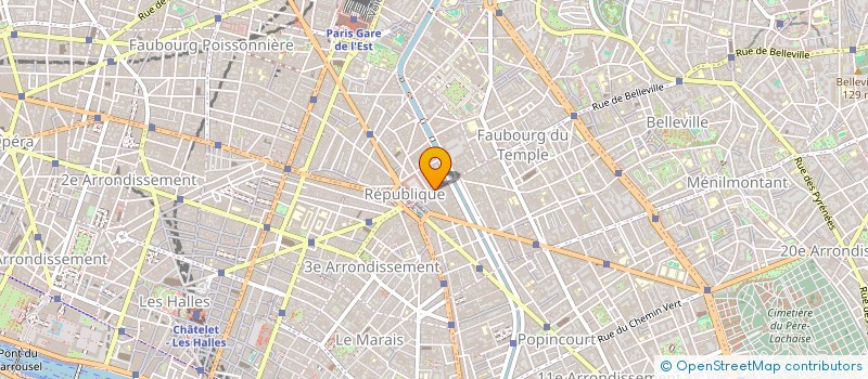 localisation de l'entreprise H.D  PARIS