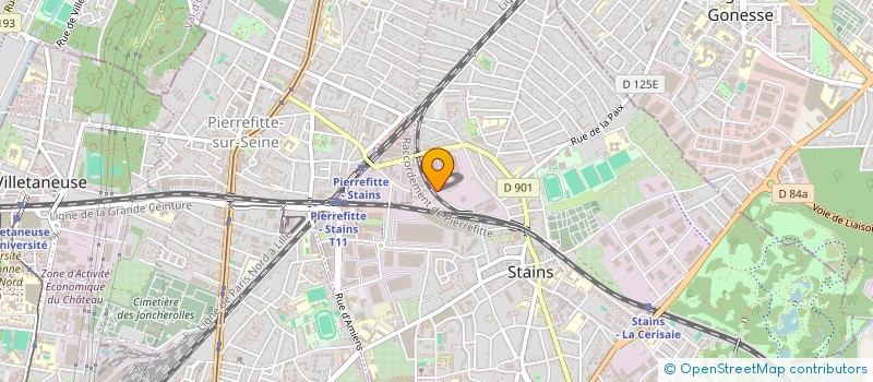 localisation de l'entreprise H-D à AUBERVILLIERS