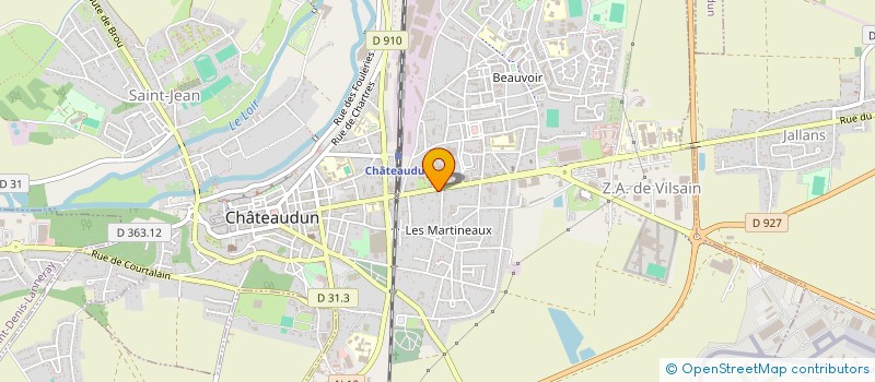localisation de l'entreprise H&D à CHATEAUDUN