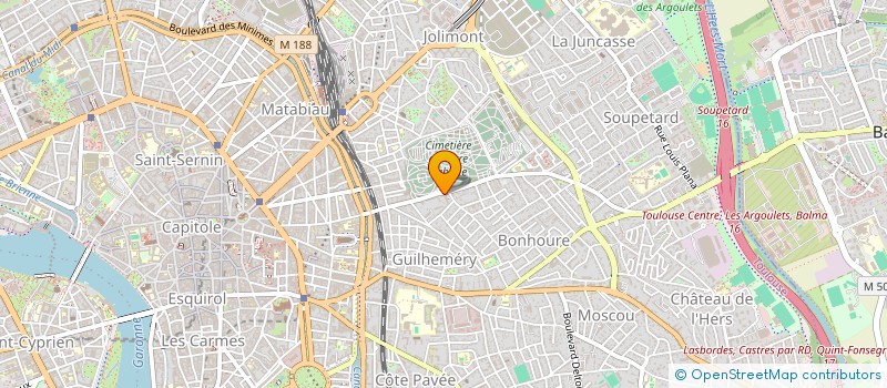 localisation de l'entreprise H.D à TOULOUSE