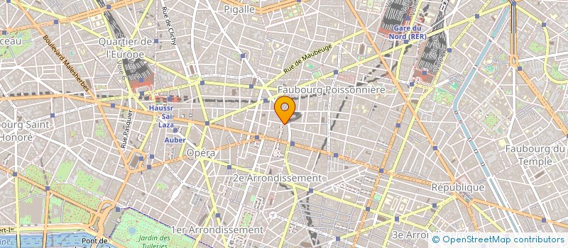 localisation de l'entreprise H.D.A à PARIS
