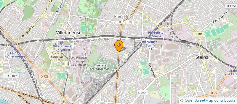 localisation de l'entreprise H.D.AUTOMOBILE  SAINT-DENIS