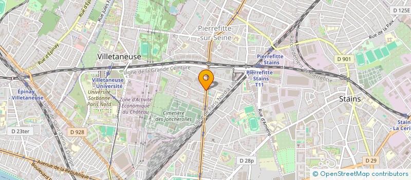 localisation de l'entreprise H.D. AUTOMOBILE  SAINT-DENIS