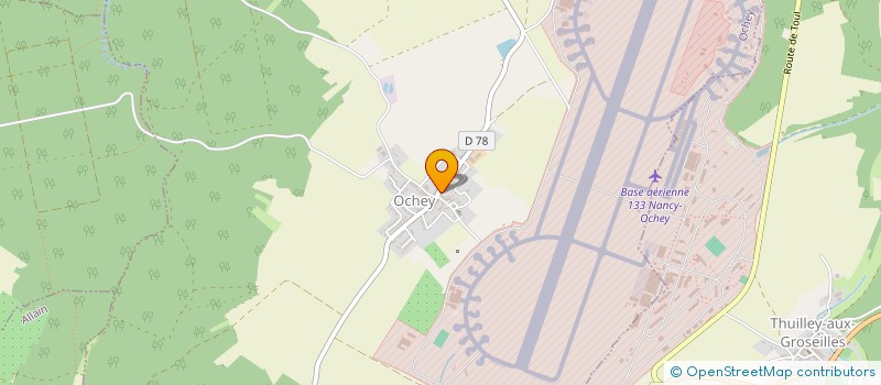 localisation de l'entreprise H.D.B.  OCHEY