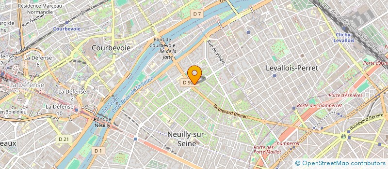 localisation de l'entreprise H D C à NEUILLY-SUR-SEINE