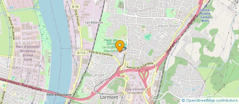 localisation de l'entreprise H.D.C IMMO  BASSENS