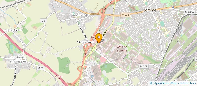 localisation de l'entreprise H-D CUISINES ET BAINS LILLE OUEST à LILLE