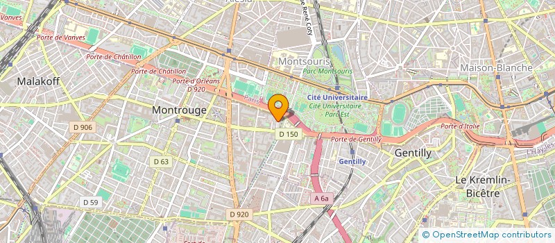 localisation de l'entreprise H&D DARDARI IMMOBILIER  MONTROUGE