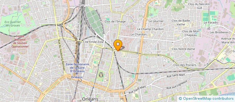 localisation de l'entreprise H.D EXPRESS à ORLEANS