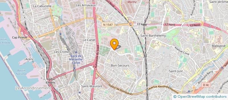 localisation de l'entreprise H.D. FRAICHEUR à MARSEILLE