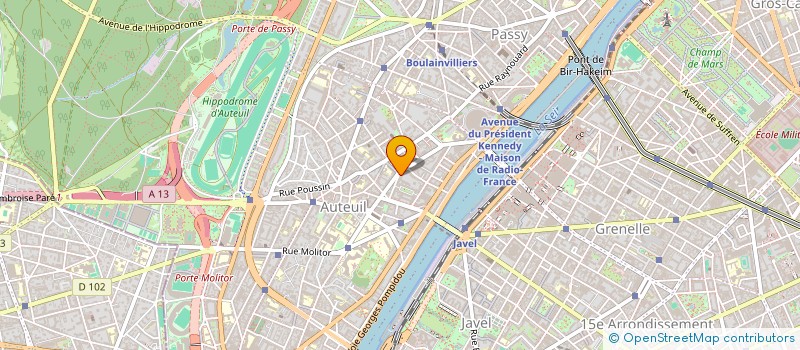 localisation de l'entreprise H&D GIMMO-A  PARIS