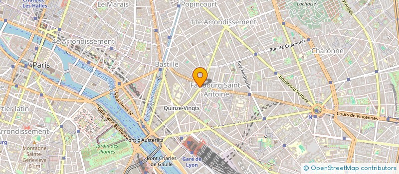 localisation de l'entreprise H D H SAINT ANTOINE PARIS  PARIS