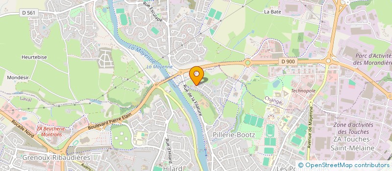 localisation de l'entreprise H-D IMMOBILIERE à LAVAL