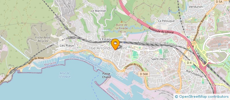 localisation de l'entreprise H.D.K. à MARSEILLE