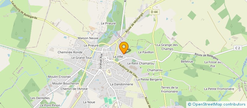 localisation de l'entreprise H D K MOTORS à LORRIS