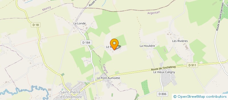 localisation de l'entreprise H D M  CALIGNY