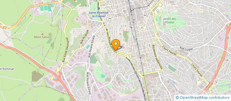 localisation de l'entreprise H.D MARKET à SAINT-ETIENNE