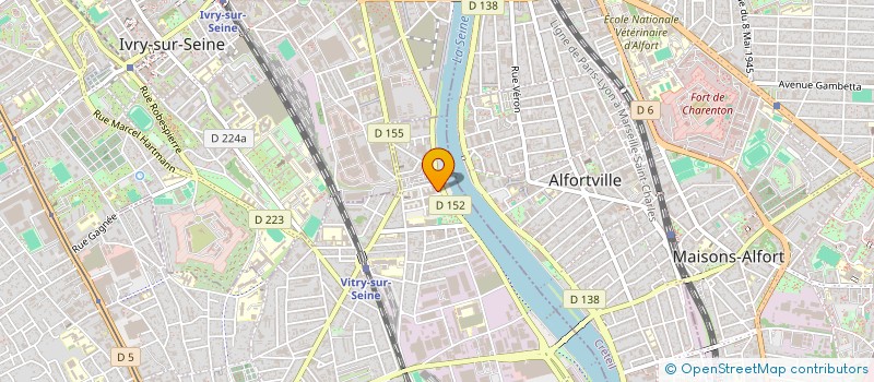 localisation de l'entreprise H.D.MOISSY à VITRY-SUR-SEINE
