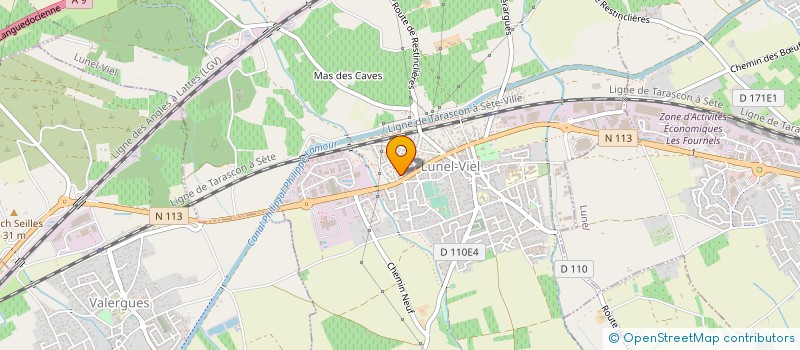 localisation de l'entreprise H.D MULTISERVICES à LUNEL-VIEL