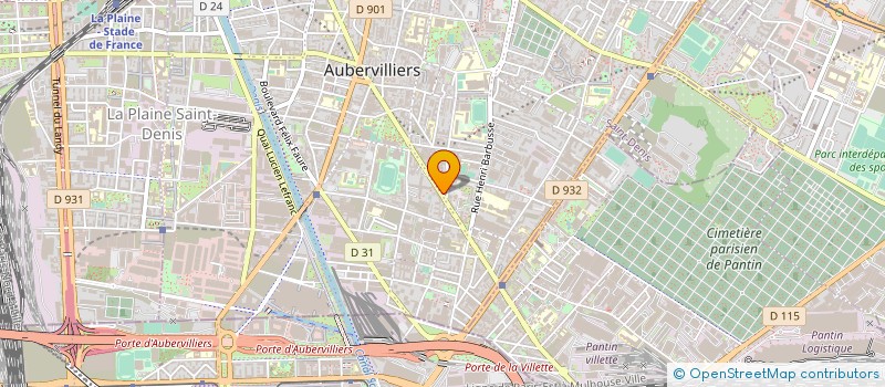 localisation de l'entreprise H D N à AUBERVILLIERS