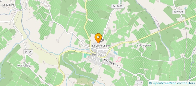 localisation de l'entreprise H.D.O.  PELLEGRUE