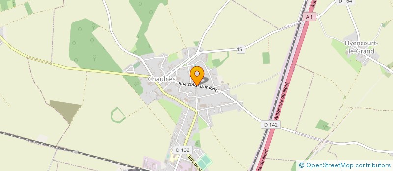 localisation de l'entreprise H.D.O.D. à CHAULNES
