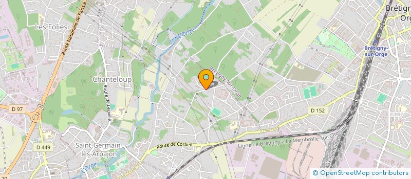 localisation de l'entreprise H.D.R. à SAINT-GERMAIN-LES-ARPAJON