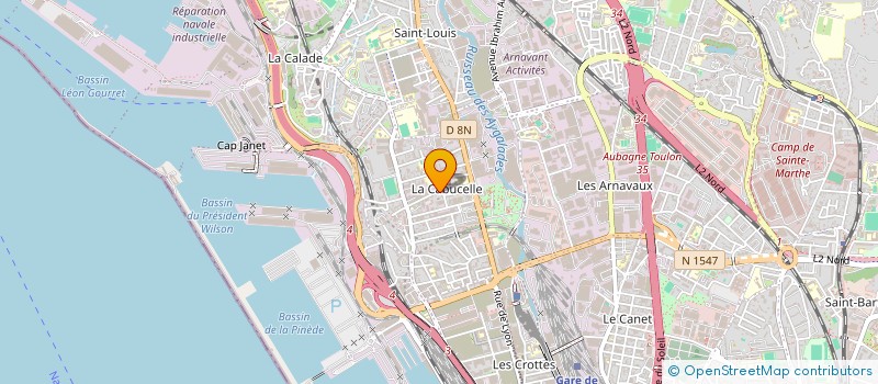 localisation de l'entreprise H.D.S.A BTP à MARSEILLE