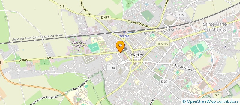 localisation de l'entreprise H.D.S. (HOLDING DUJARDIN SERVICES) à YVETOT