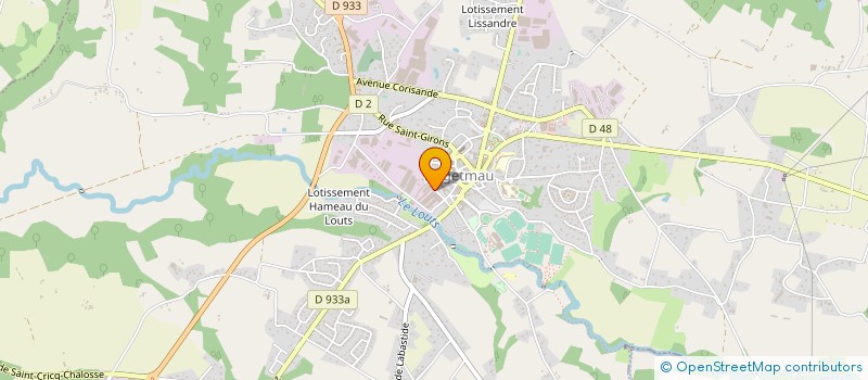 localisation de l'entreprise H D SIEGES à HAGETMAU