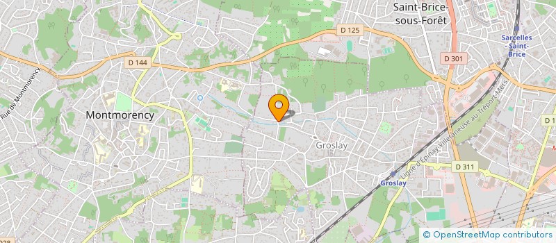 localisation de l'entreprise H.D.V.  GROSLAY